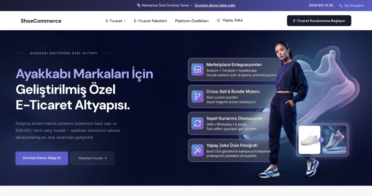 ShoeCommerce - Ayakkabı satışına özel e-ticaret sitesi